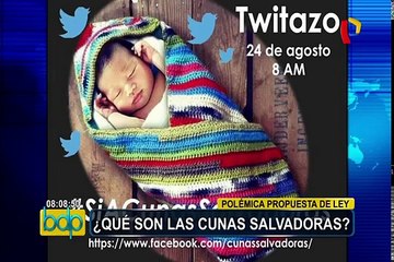 Polémica por proyecto de ley de cunas salvadoras