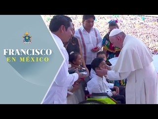 Momento emotivo: Papa Francisco bendice a niños enfermos en Tuxtla Gutiérrez