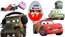 Des voitures des œufs mini- histoire jouet point de défaillance kinder modèles surprise disney-pixar киндер сюрпризы