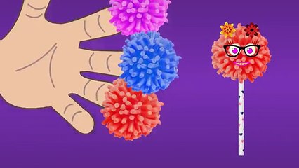 Pastel colección familia dedo Nuevo contaminantes orgánicos persistentes Pom pom |