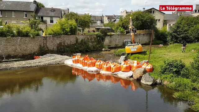 Guingamp. Passerelle sur le Trieux : le chantier est lancé