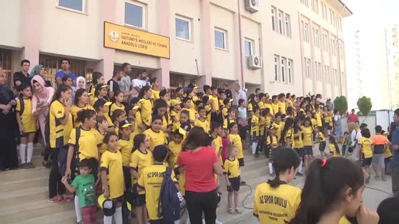 Mardin'de Yaz Spor Okulları Sona Erdi