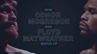 How Conor McGregor and Floyd Mayweather match up