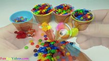 Learn Teach Colors Kids M&Ms Ice Cream Cupcakes Toddler Toys Children Toy Paw Patrol Eggs