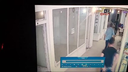 Bilecik Polisin Yakalama Anı Güvenlik Kamerasında