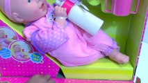 My Sweet Love Crying Bottle Feeding Baby Unboxing and Pretend Play | Toys Academy Kids hug