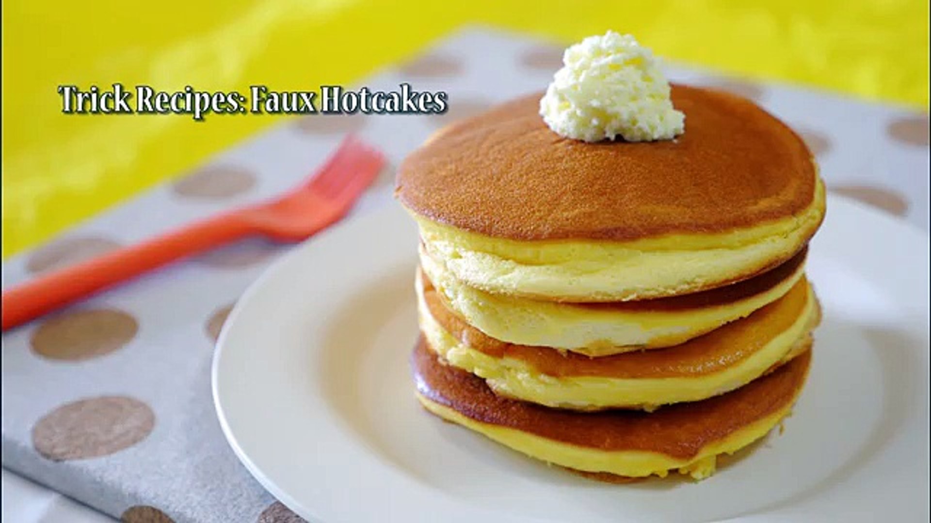 Trick Recipes Faux Pancakes Souffle Cake なんちゃってホットケーキ 冷蔵庫開けて ホットケーキ 違うよん スフレだよん な作り置きレシピです Video Dailymotion