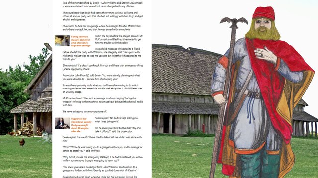 Finaly, someone falsely reporting is being convicted