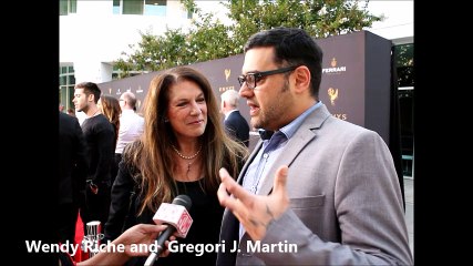 Wendy Riche and Gregori J. Martin of The Bay The Series at TV Academy Daytime Emmy Reception