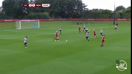 Glen McAuley 2nd Goal - Liverpool u18s 2-1 Newcastle u18s - 25/08/17