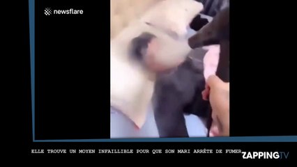 Cette femme a trouvé le meilleur moyen pour que son mari arrête de fumer (Vidéo)