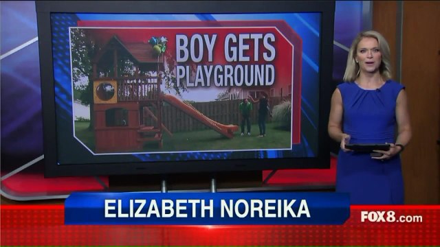 Boy Battling Life-Threatening Illness Gets Wonderful Surprise in His Own Backyard