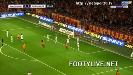 Tolga Cigerci Goal - Galatasaray 1 - 0	 Sivasspor 25.08.2017 HD