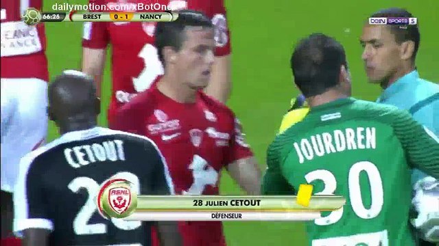 Jessy Pi penalty Goal HD - Brest 1 - 1 Nancy - 25.08.2017
