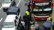 El paro de transporte en Quito fue registrado en redes sociales