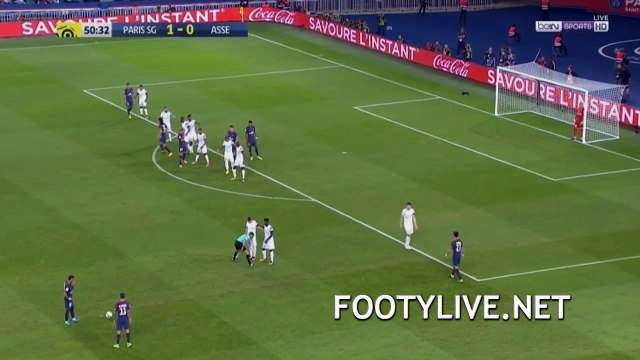 Thiago Motta Goal - Paris SG 2 - 0 St Etienne 25.08.2017 HD