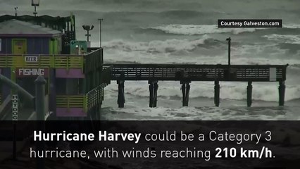 Hurricane Harvey hits Texas