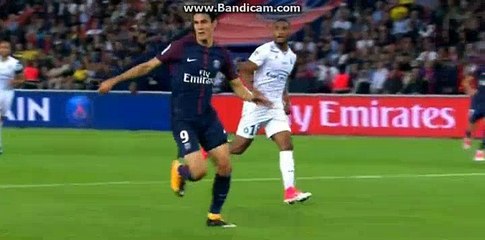 Edinson Cavani second Goal HD - PSG 3-0 St Etienne 25.08.2017