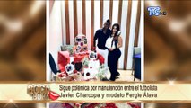 Sigue polémica por manutención entre futbolista Javier Charcopa y modelo Fergie Álava