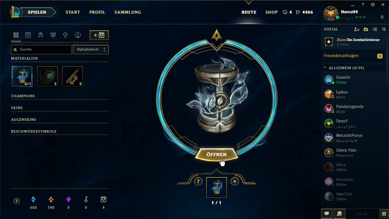 league of legends - ehrungkapsel