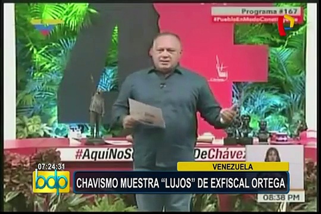 Venezuela: chavismo muestra lujos de exfiscal Luisa Ortega