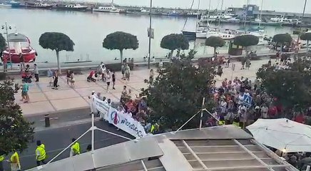 Cambrils'te teröre karşı yürüyüş