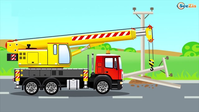 Трактор едет помогать друзьям Грузовик и машинки Мультфильмы для детей - Сборник все серии подряд