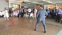 Newlyweds Play Dodgeball During Wedding Reception