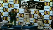 Gran Premio d'Australia 1989: Podio