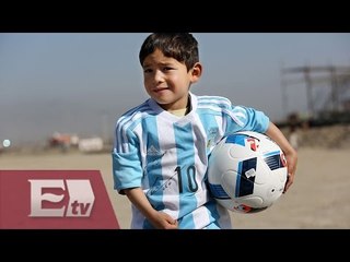 El buen gesto de Lionel Messi a un niño afgano/ Vianey Esquinca