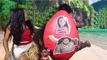 DISNEY Princess Moana IRL GIANT FUNKO POP Surprise Toys Maui kids video trailer doll elsa