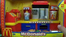 Centre électronique vite rapide aliments intérieur des gamins pièce jouer examen Ensemble jouet vidéo Mcdonalds 18 pla