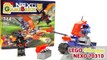 Chevaliers et examen lego 70310 Nexo blaster bataille royale 70311 catapulte fou