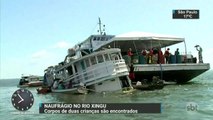 Encontrados os corpos de duas crianças vítimas do naufrágio no Rio Xingu