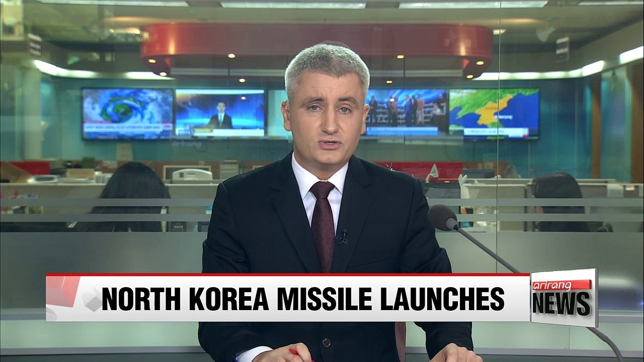 North Korea fires three short-range ballistic missiles in apparent protest to S. Korea-U.S. military drills