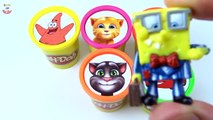 Сups Stacking Toys Play Doh Clay Talking Tom and Friends Cars 2 Lightning McQueen Learn Co