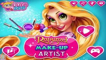 Disney Princess Makeup Artist Sketch Kit! Rapunzel Cinderella Makeover with Eyeshadow Lip