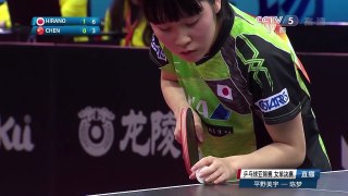 陈梦 中國 v 平野美宇 日本 2017 亞洲乒乓球錦標賽 女單決賽 Asian TT Championship Womens Singles Final