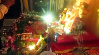 WATCH LIVE ACTRESS AND MODEL TANISHA SINGH GANESH CHATURI  CELEBRATION  2017  WITH BHAJAN AT HER HOUSE