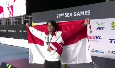 Gagarin Nathaniel Persembahkan Emas dari Cabor Renang