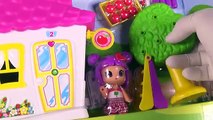 Et poupée maison petit jouer balançoire jouet déballage avec Pinypon playset famous dollhouses r