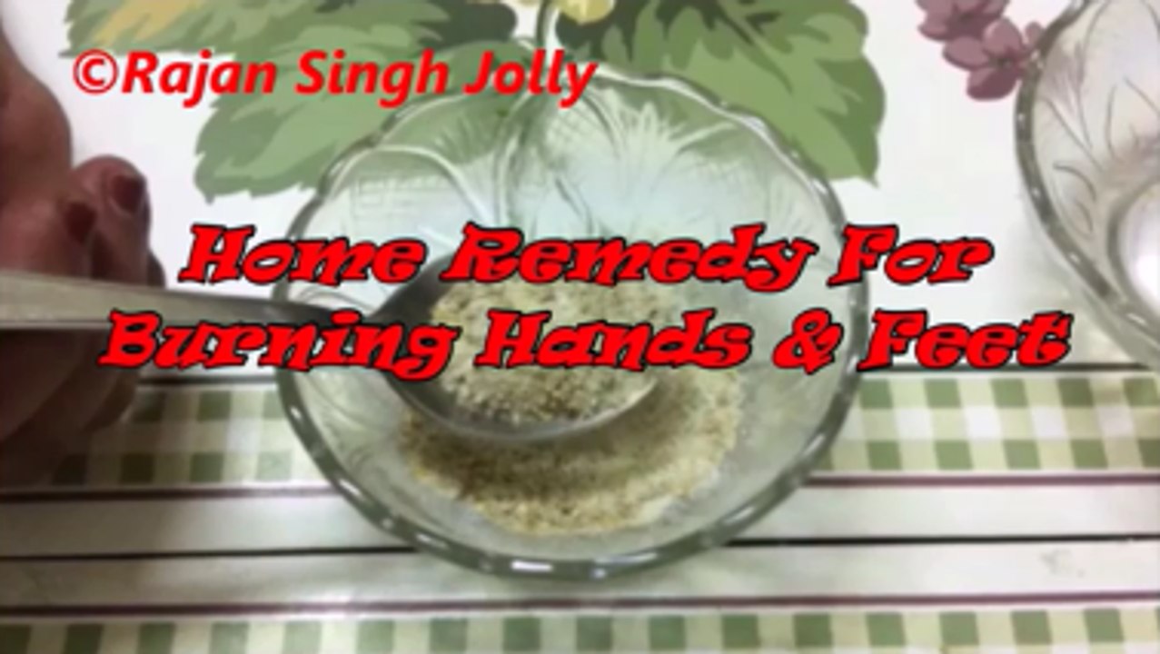 Home Remedy To Relieve Burning Sensation of Hands and Feet video