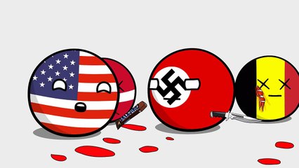 If SNICKERS had a commercial during WW2 Countryballs