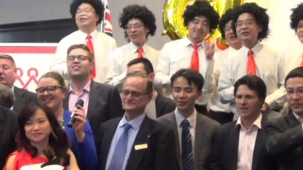 A highlight of Australian Asian Association of Bennelong (AAAB) 10th Anniversary & Hugh Lee 70th, Epping Club 25 Aug 2017