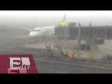 Aeropuerto de Monterrey suspenden actividades por densa niebla/ Yazmín Jalil