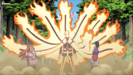 보루토 나루토 힘을 본 사라다 쵸쵸