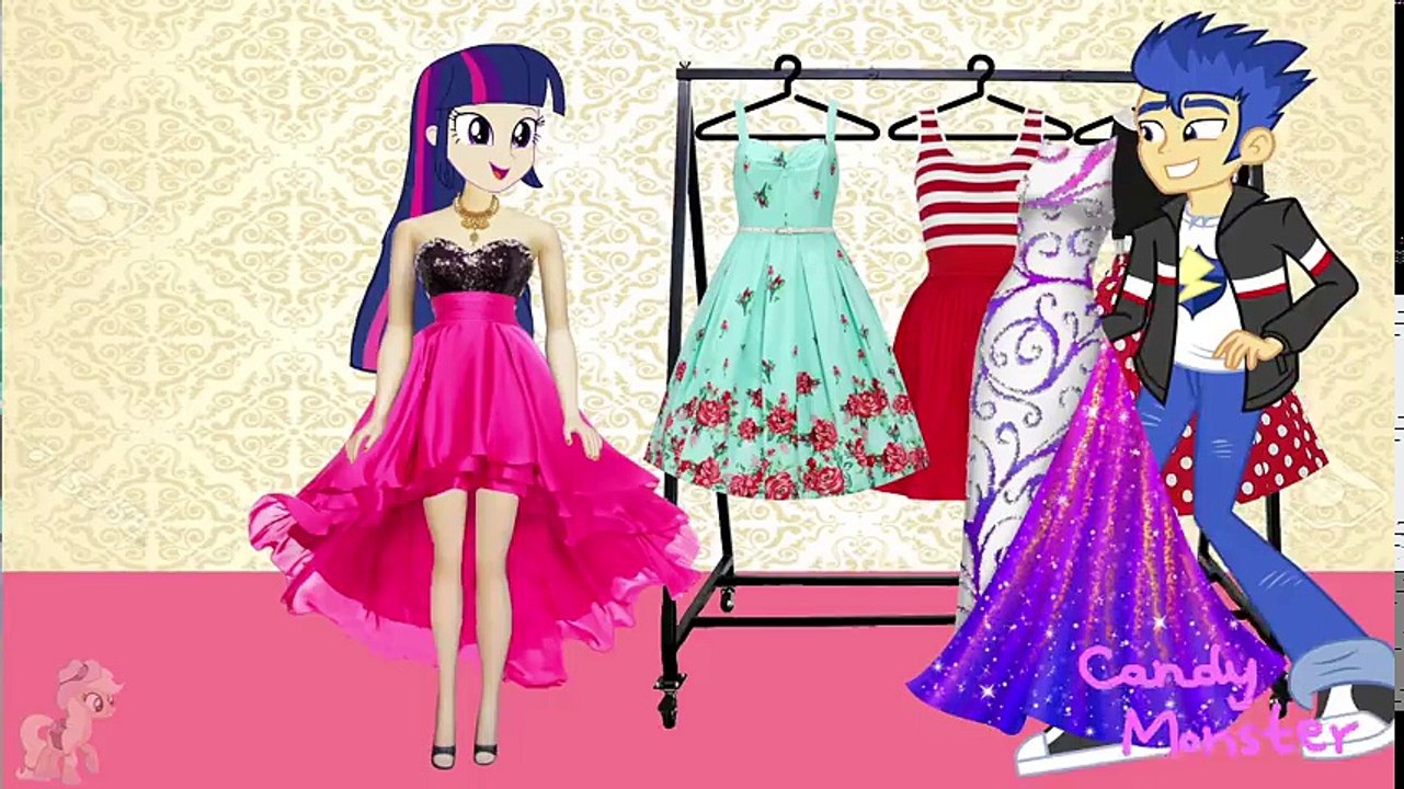 My Little Pony MLP Equestria Girls Transforms with Animation Dresses Fight Love Story