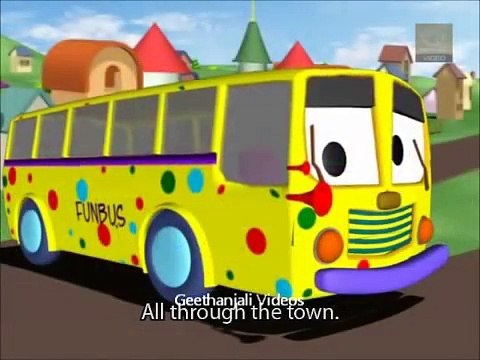 Et bébé autobus pour enfants enfants garderie sur rimes chansons le le le le la roues