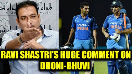 India vs Sri Lanka 2nd ODI: Ravi Shastri hails Bhuvi-Dhoni partnership | Oneindia News