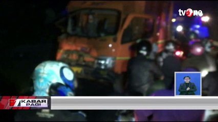 Tabrakan Beruntun 11 Kendaraan Terjadi di Cianjur